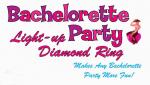 Light Up Bachelorette Party White Diamond Ring